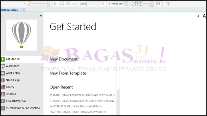 Download Corel DRAW X7 Portable Bagas31