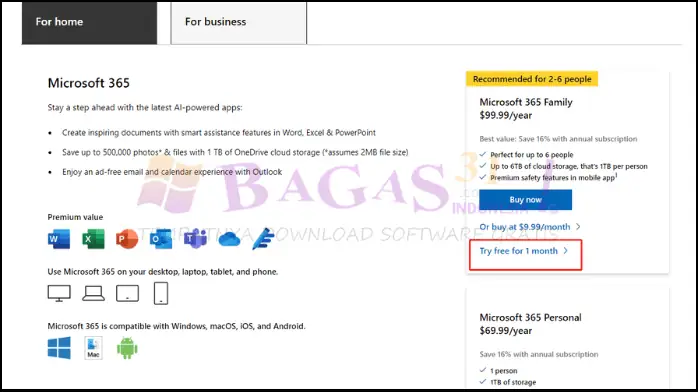 Download Office 365 Bagas31