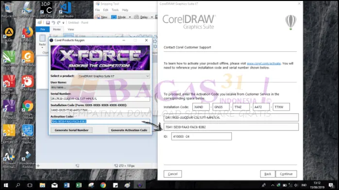 Download Keygen CorelDRAW X7 Bagas31