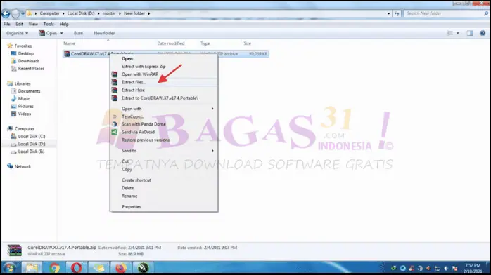 Download Corel DRAW X7 Portable Bagas31