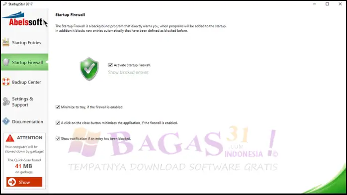 Download Abelssoft StartupStar Bagas 31