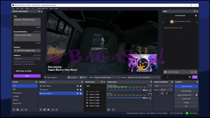 OBS Studio Kuyhaa​ 28.0 Terbaru Full Version 2025